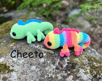 MOTIF AU CROCHET : Cheeto le bébé caméléon