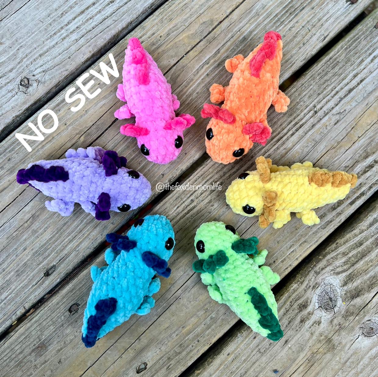 Crochet Pattern: Emotional Support/Pocket Axolotl