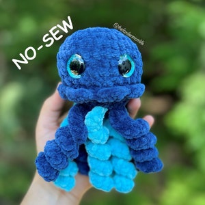 CROCHET PATTERN: Jellybean the No-Sew Jellyfish