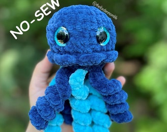 CROCHET PATTERN: Jellybean the No-Sew Jellyfish