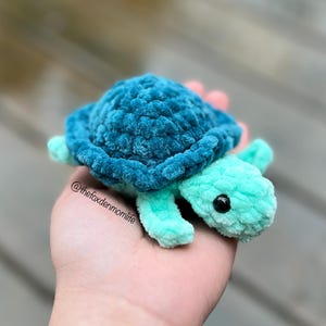 CROCHET PATTERN: Bubbles the No Sew Pocket/keychain Turtle Pattern - Etsy