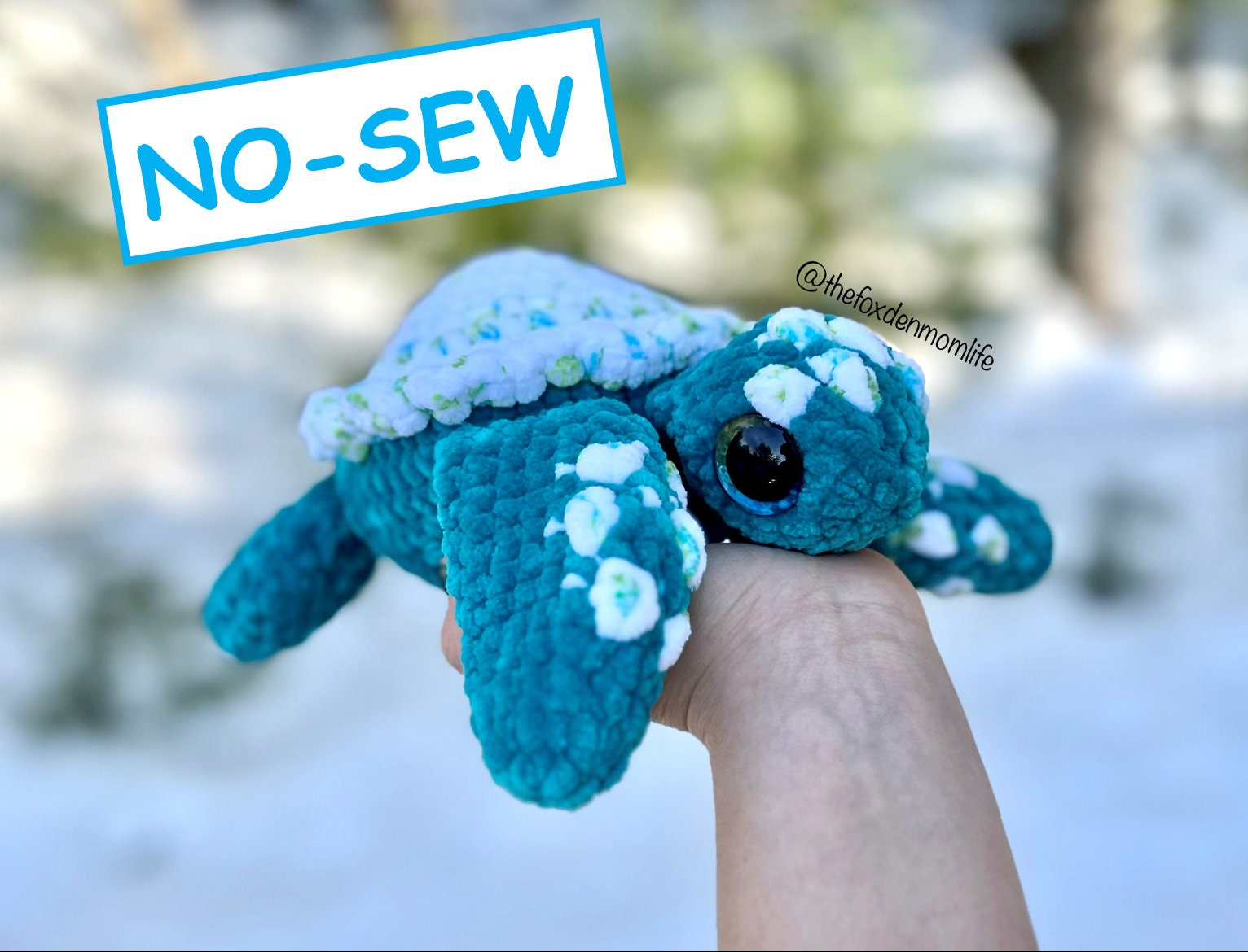 CROCHET PATTERN: Thea the No Sew Sea Turtle - Etsy