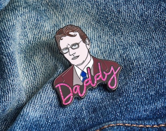 Daddy Giles Enamel Pin Badge | Buffy the Vampire Slayer | Sunnydale | BtVS | Mr Pointy | Willow | Xander | Slay | Librarian