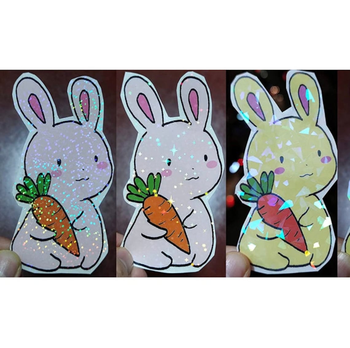 Holographic Self Adhesive Sticker Sheets A4 Size in Broken - Etsy