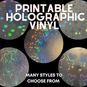 A4 Holographic Printable Vinyl – Waterproof Sticker Paper for Inkjet