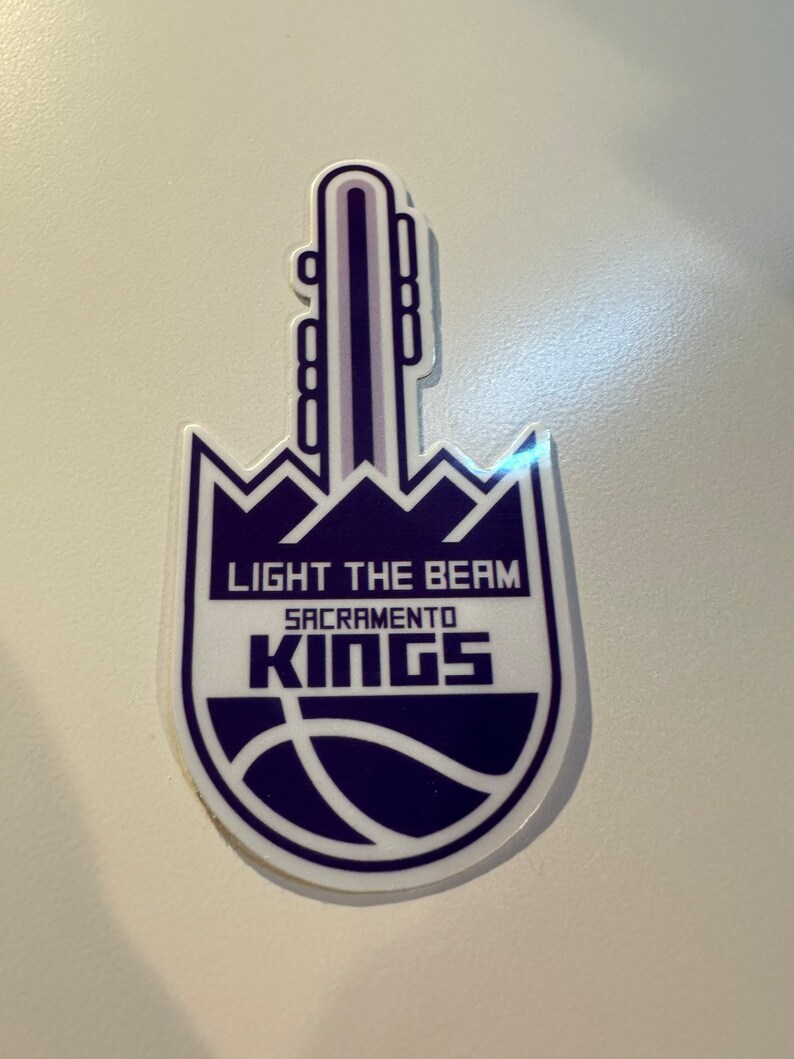 Sacramento Kings/light the Beam/sticker/waterproof Etsy