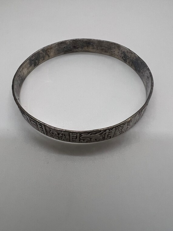 Taxco silver bangle