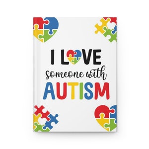 Autism Awareness, Be Kind, Autism Mom, Acceptance, Family - Hardcover Journal Matte