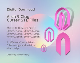 ELIZA CLAY CUTTERS Embossed Heart Valentines // Pla Filament, Valentines  Day Clay Cutters, 0.4mm Cutting Edge 