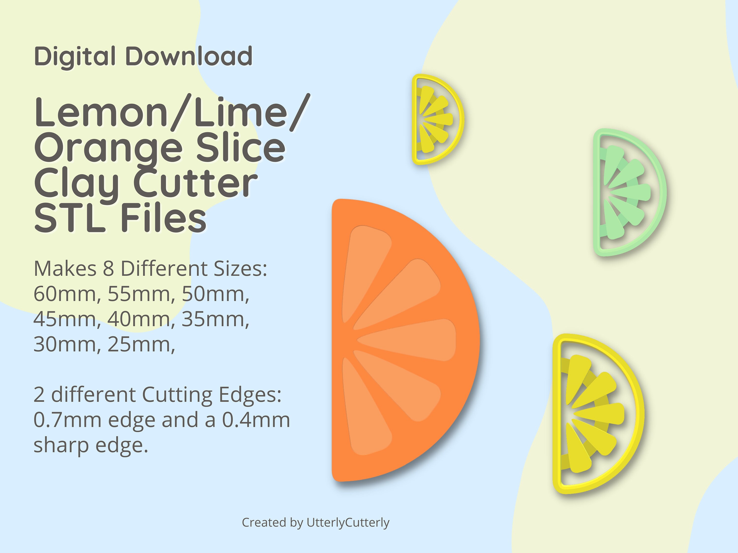 New Fruit Lemon Lime Orange Slicer Wedger Cutter Garnish
