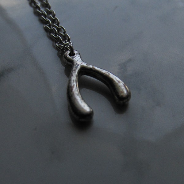 Wishbone Charm Necklace