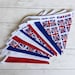 Handmade British Flag Bunting - Plain & Retro Union Jack Bunting | Garden Party Bunting | Union Jack Bunting | Coronation Bunting