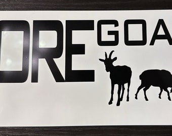 OreGOATian sticker - Vinyl