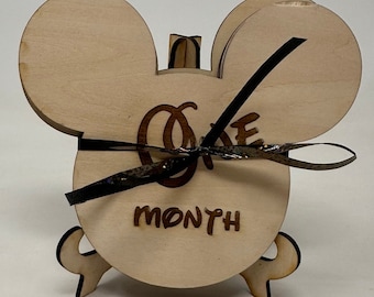 Mouse Ears Baby Milestone Markers