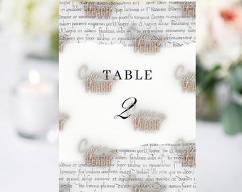 Números de mesa para bodas literarias clásicas del 1 al 20. Fiesta temática de libros. Boda inspirada en la literatura. Adornos para mesas de clubes de lectura.