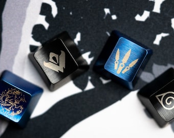 Custom Engraved and Personalized Keycap - stainless steel, metal artisan escape key, anime keycaps, any design, Valorant, gaming, novelty