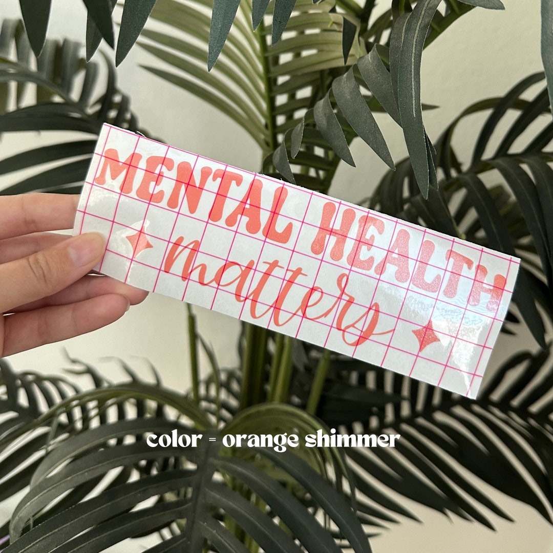 Mental Health Matters Decal Mental Health Car Sticker Mental Health ...
