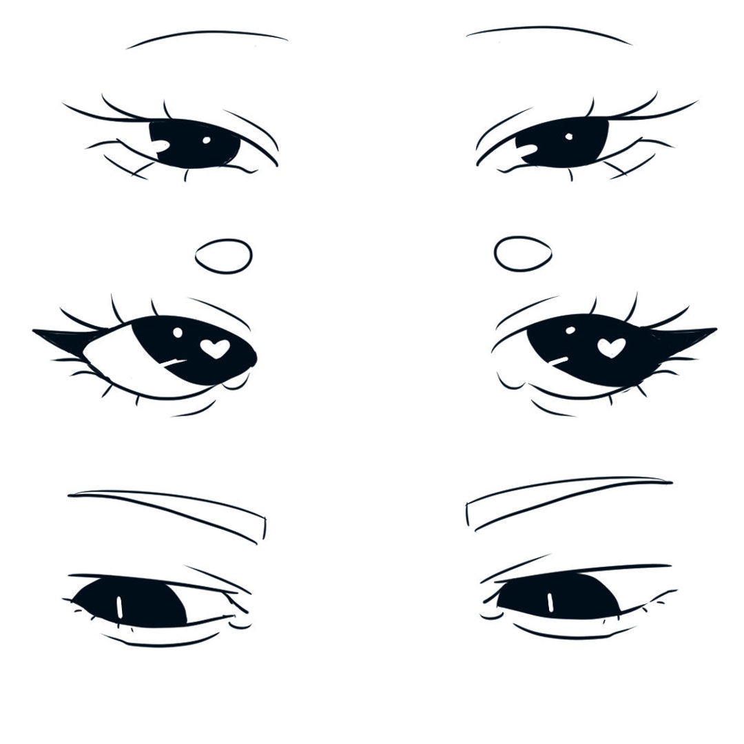 How to Draw Anime Eyes – Master 3 Eye Expressions