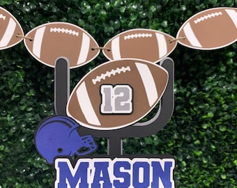 Football Cake Topper