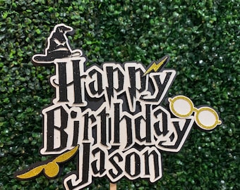 Wizard Inspired Cake Topper