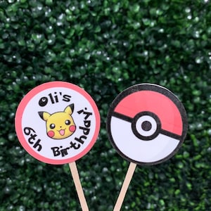 Character Themed Cupcake Toppers