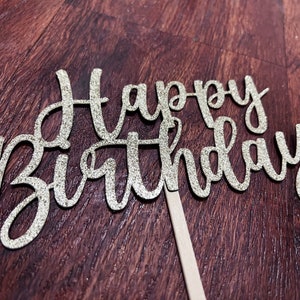 Happy Birthday Cake Topper