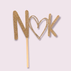 Custom Bridal Shower Cake Topper