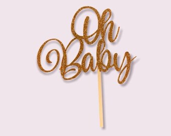 OH BABY Cake Topper