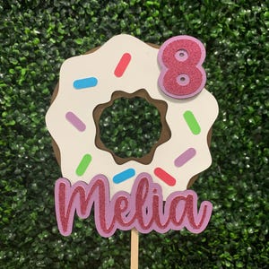 Donut Party Cake Topper