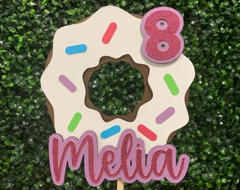Donut Party Cake Topper