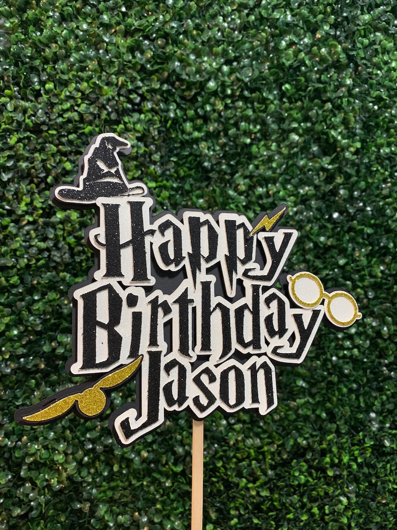 Jason Topper Wizard Inspired Cake Topper - Etsy
