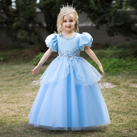 Vestido de princesa de Cenicienta para niñas Vestido de - Etsy España Vestido de princesa de Cenicienta para niñas Vestido de - Etsy España