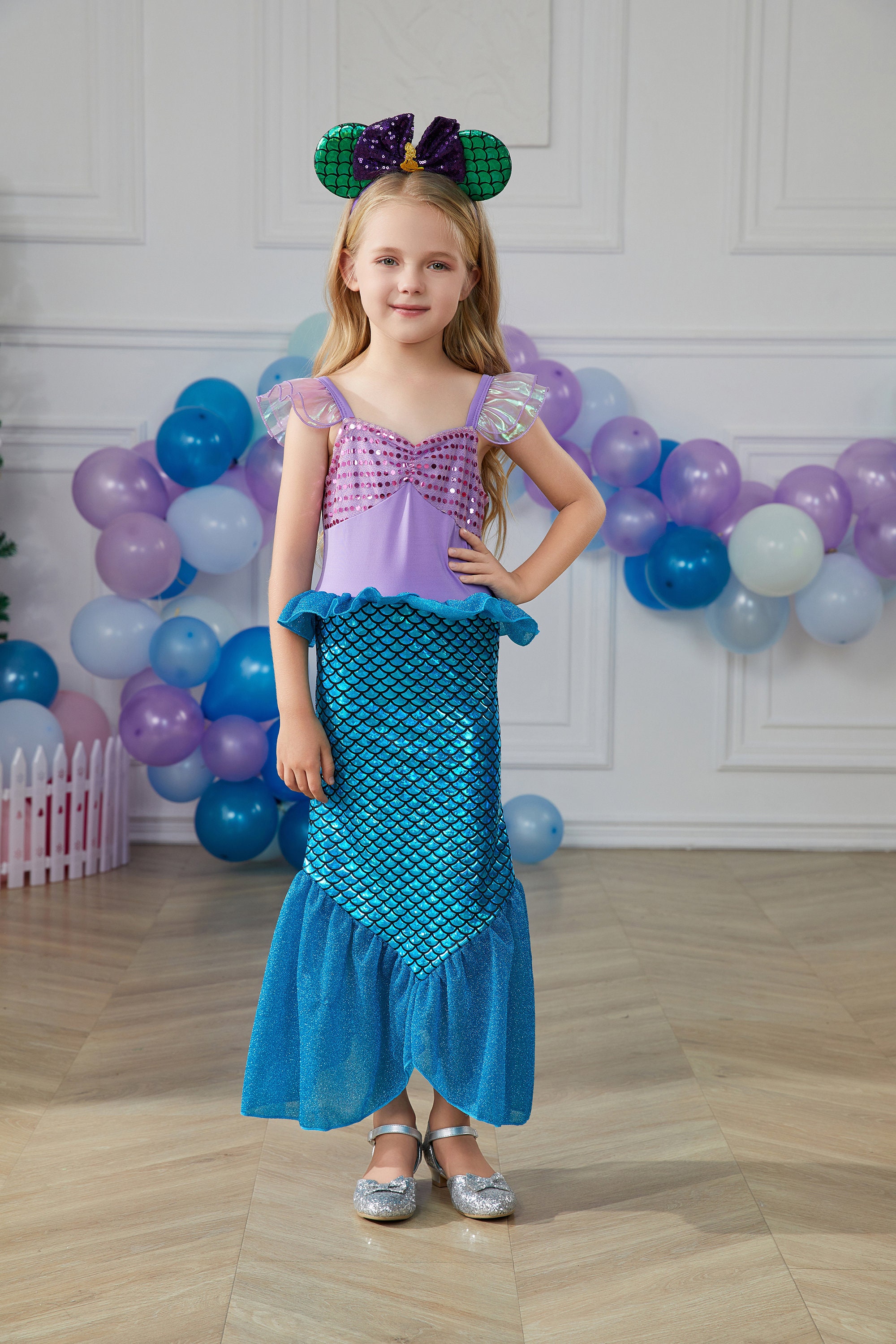 Vestito Da Sirena Bambina Bambini Costumi Cosplay Di Fantasia Bambina Con  Vestito A Fionda Da Principessa Festa Bambini Festa Di Compleanno  Abbigliamento Halloween Z002 Da 9,7 €