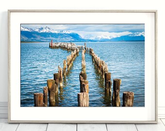 Old Pier in Puerto Natales Chile | Chilean Patagonia | Fine Art Photography | Torres del Paine