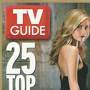 TV Guide May 30- June 5, 2004 -BUFFY the Vampire Slayer 25 Top Cult