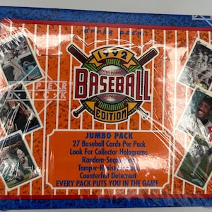 1992 Upper Deck Baseball Jumbo Packs