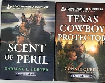 June 2026 LARGE PRINT Love Inspired Suspense 6 book Lot