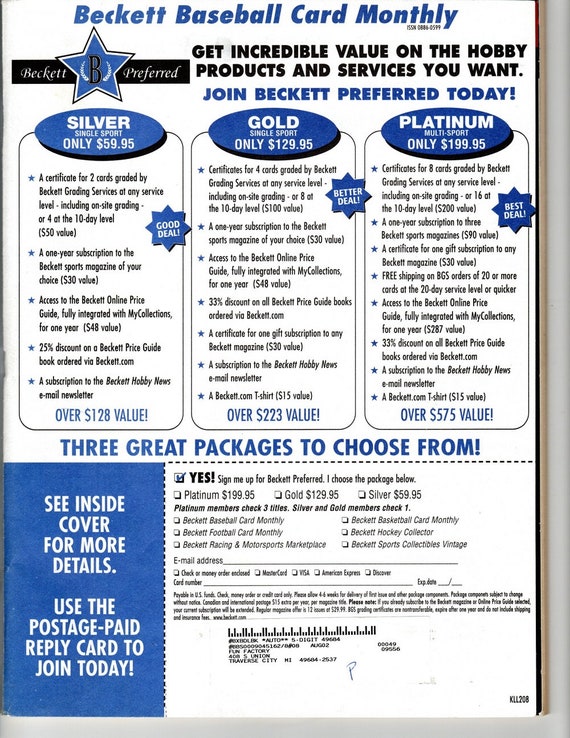 BECKETT Baseball Price Guide July 2002 , Barry Bonds - Etsy