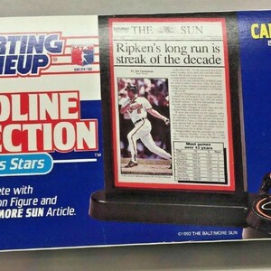 1993 Cal Ripken Jr Kenner Starting Headline.