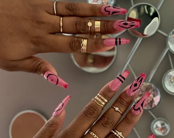 For the Love of Anime Series #4 Press On Nails