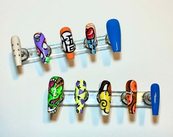 For the Love of Anime Series #3 Press On Nails