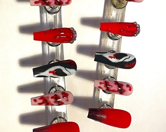 Halloween Bloody Scream Press-On Nails