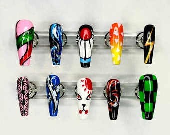 For the Love of Anime Series Press On Nails