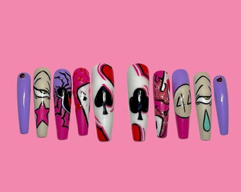 For the Love of Anime Series: #2 Press On Nails