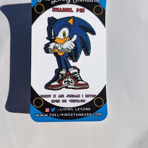 Sonic the Hedgehog x Nike Air Jordan 1 "Chicago" enamel pin | lapel