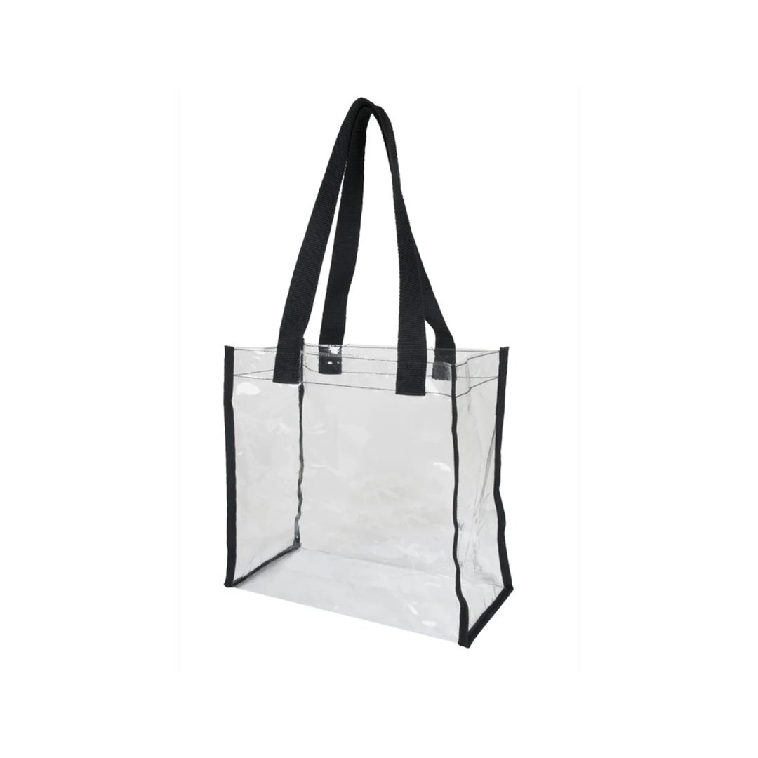 TBF Clear Tote Bags Transparent Stadium Approved Clear Vinyl PVC Bags ...
