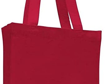  Sturdy Blank Canvas Tote Bags in Bulk - 12 Pack - Customizable Canvas  Bags Wholesale for Printing, Embroidery, Heat Transfer, Paint and More! :  Home & Kitchen