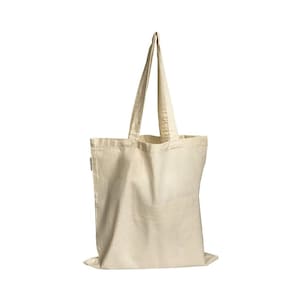 TBF 12 Pack Blank Recycled Canvas Tote Bags, 100% Cotton Canvas Tote Bags,  Blank Canvas Bags, Blank Arts and Crafts Bags 15w X 16h 