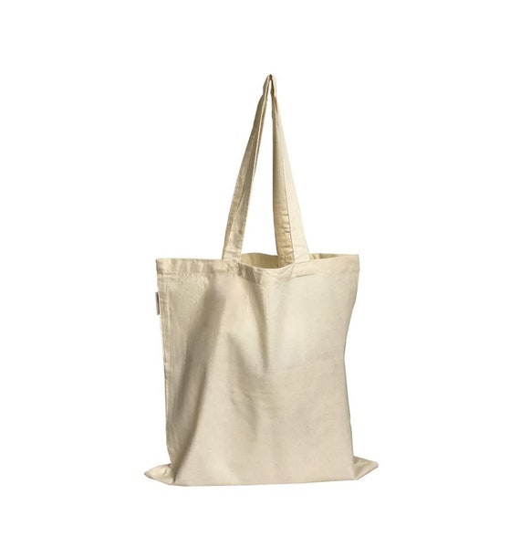TBF 12 Pack Certified Organic Blank Canvas Tote Bags, 100% Cotton Canvas  Tote Bags, Blank Canvas Bags, Blank Arts and Crafts Bags 