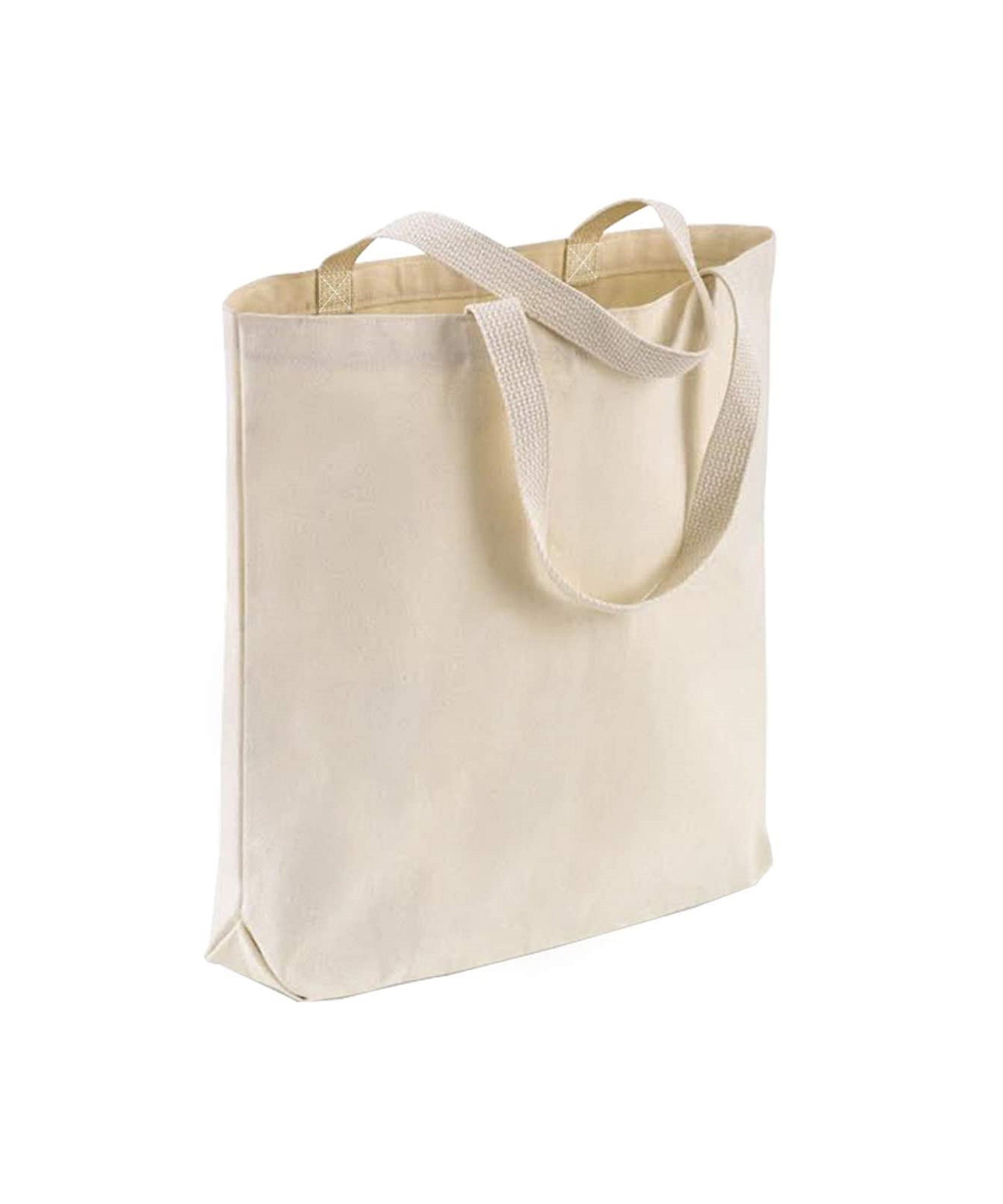 Set of 24 Bulk Blank Cotton Canvas Tote Bags for Women, DIY, Arts